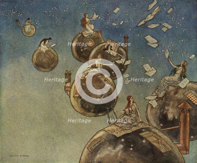 The Ship That Sailed to Mars. Artist: Timlin (1892-1943)