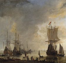 The Ship-yard in Amsterdam, mid-17th century. Creator: Reinier Zeeman