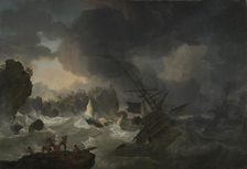 The Shipwreck, 1775. Creator: Hendrik Kobell
