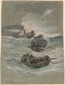 The Shipwreck, c. 1880. Creator: Elihu Vedder
