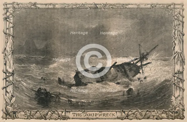 'The Shipwreck', c1870. Artist: Unknown.