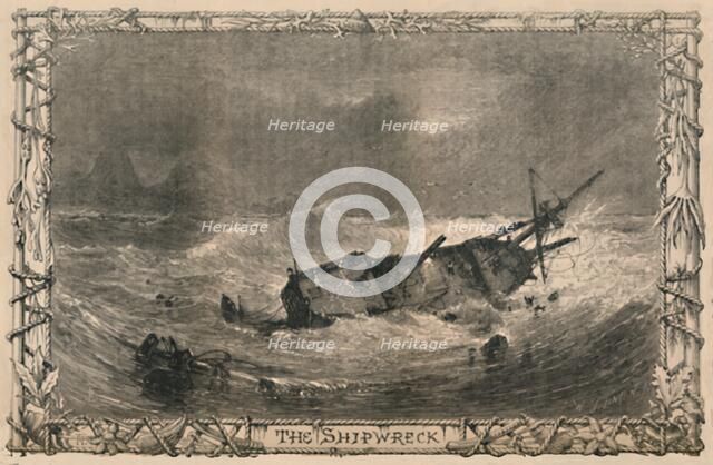 'The Shipwreck', c1870. Artist: Unknown.