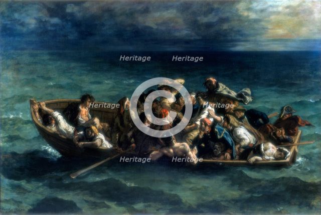 'The Shipwreck of Don Juan', 1840. Artist: Eugène Delacroix