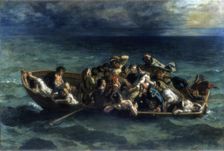 The Shipwreck of Don Juan 1840. Artist: Eugène Delacroix