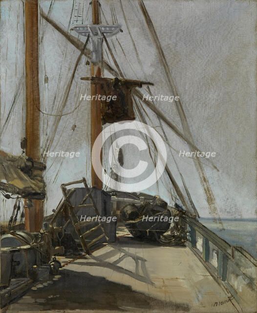 The ship's deck, ca 1860. Artist: Manet, Édouard (1832-1883)
