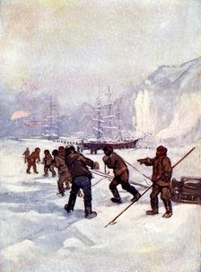 The ships were called the Terror and the Erebus 1847, (1905).Artist: A S Forrest