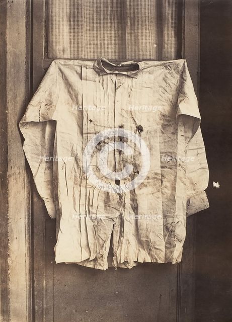 The Shirt of the Emperor, Worn during His Execution, 1867. Creator: François Aubert.