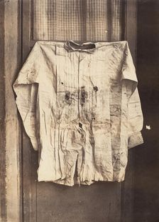 The Shirt of the Emperor, Worn during His Execution, 1867. Creator: François Aubert