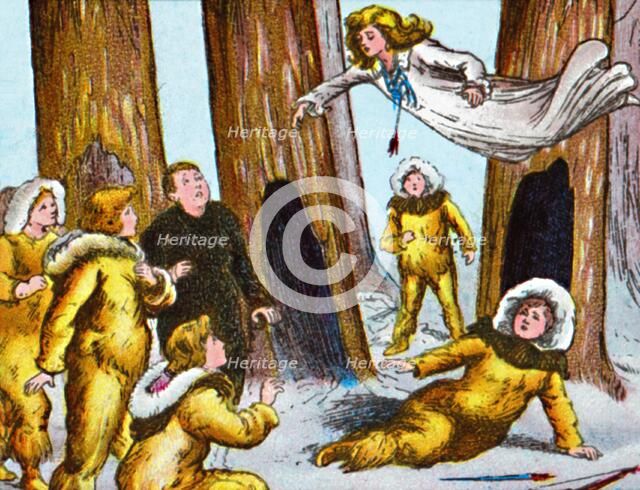 'The shooting of the white bird', c1905. Artist: Unknown.