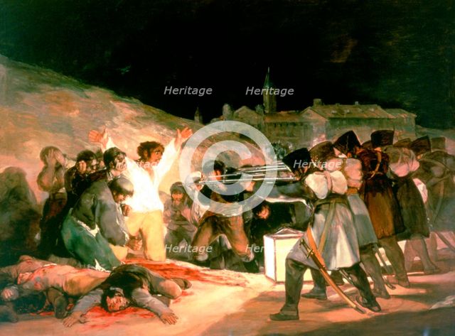 'The Shootings of May 3rd 1808', 1814. Artist: Francisco Goya