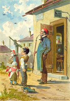 The shoemaker, 1848. Creator: Franz Gerasch