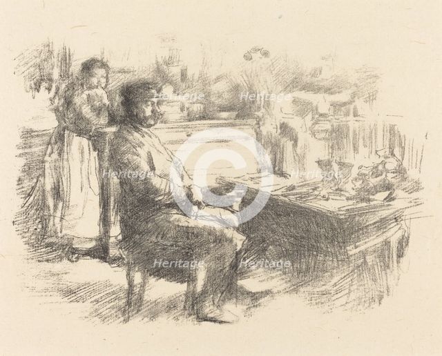 The Shoemaker, 1896. Creator: James Abbott McNeill Whistler.