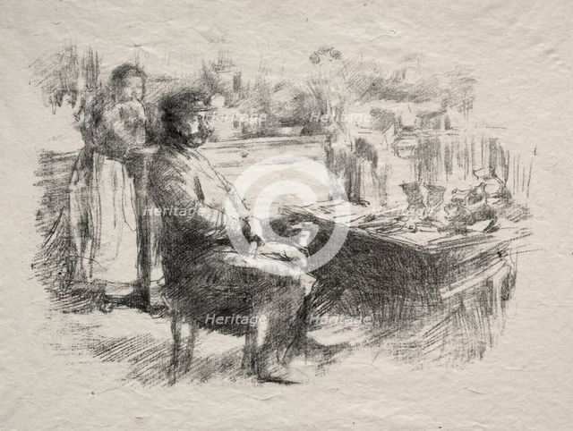 The Shoemaker. Creator: James McNeill Whistler (American, 1834-1903).