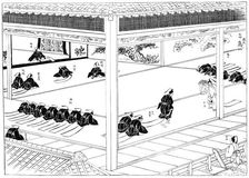 The Shogun receiving investiture from an imperial envoy, Japan, 1904