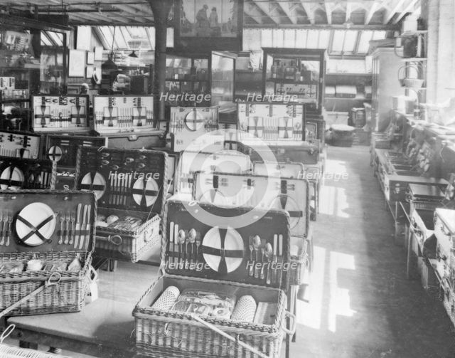 The shop interior of Scotts & Sons, London, c1914-c1918.  Creator: Unknown.