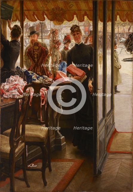 The Shopgirl, 1879-1885. Artist: Tissot, James Jacques Joseph (1836-1902)