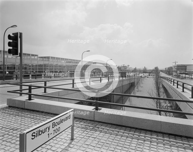 The Shopping Centre, Silbury Boulevard, Milton Keynes, Buckinghamshire, 06/06/1979. Creator: John Laing plc.