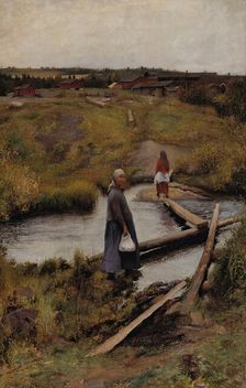 The Short Cut , 1892. Creator: Halonen, Pekka (1865-1933)