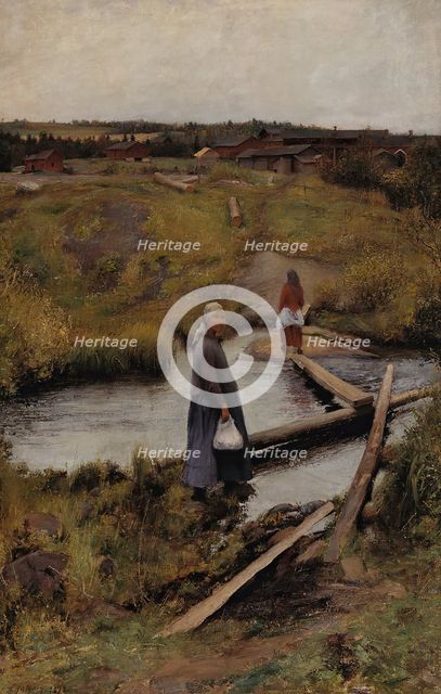 The Short Cut , 1892. Creator: Halonen, Pekka (1865-1933).