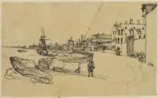 The Shore, n.d. Creator: Rodolphe Bresdin