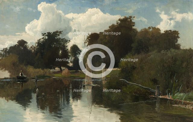 The Shore of Ringsjön I, 1879. Creator: Gustaf Rydberg.
