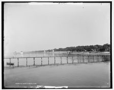 The Shore at Biloxi, Miss., c1901. Creator: Unknown
