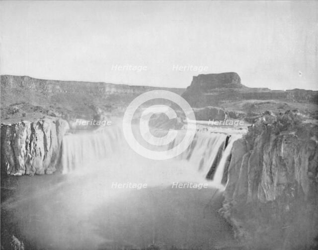 'The Shoshone Falls', 19th century. Artist: Unknown.