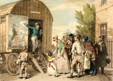 The Show, pub. c1821. Creator: John Augustus Atkinson (1775 - 1831) after