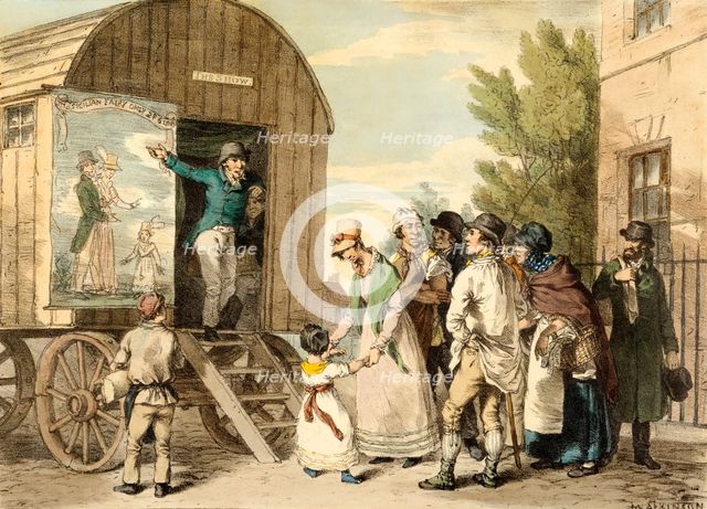 The Show, pub. c1821. Creator: John Augustus Atkinson (1775 - 1831) after.