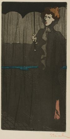 The Shower, 1898. Creator: Theophile Alexandre Steinlen