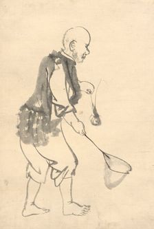 The Shrimp Fisherman. Creator: Kono Bairei (Japanese, 1844-1895)