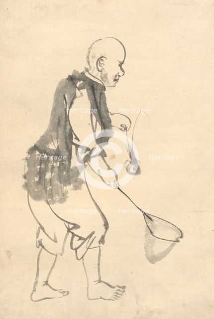 The Shrimp Fisherman. Creator: Kono Bairei (Japanese, 1844-1895).