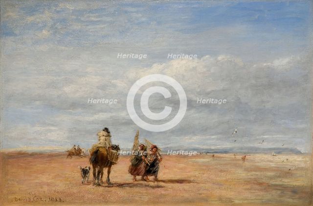 The Shrimpers, 1853. Creator: David Cox the elder.