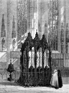 "The Shrine of St. Sebald, Nuremberg," by Samuel Read, 1870. Creator: W. J. P.