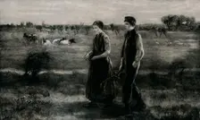 The Shy Lover c1890, (1912). Artist: Jozef Israels