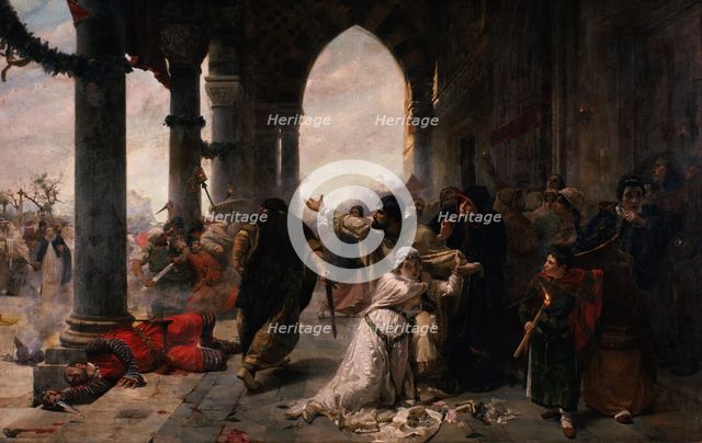 The Sicilian Vespers, 1890-1891. Creator: Eroli, Erulo (1854-1916).