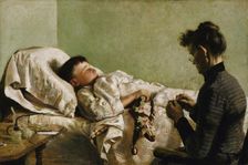 The Sick Child, 1893. Creator: John Bond Francisco