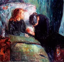 The Sick Child 1907. Artist: Edvard Munch