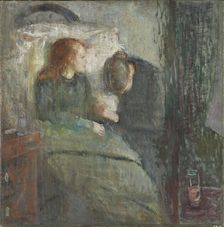 The Sick Child, between 1885 and 1886. Creator: Edvard Munch