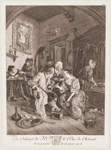The Sick Greybeard (or, "January and May"), c1650-1670. Creator: Jan Steen