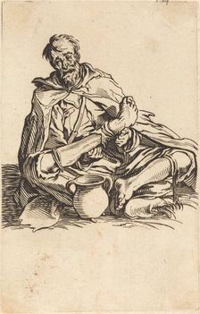 The Sick Man, c. 1622. Creator: Jacques Callot