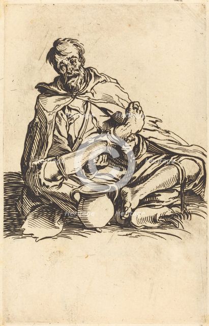 The Sick Man, c. 1622. Creator: Jacques Callot.