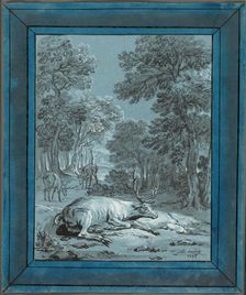 The Sick Stag, 1733. Creator: Jean-Baptiste Oudry