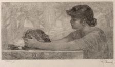 The Sibyl, 1887. Creator: Francis Scott King (American, 1850-1913)
