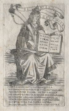The Sibyls: The Delphian Sibyl, 1400s. Creator: Francesco Rosselli (Italian, 1448-before 1513), attributed to