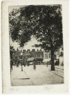 The Sign of White Horse, Parson's Green, 1906. Creator: Theodore Roussel