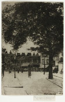 The Sign of White Horse, Parson's Green, 1906. Creator: Theodore Roussel