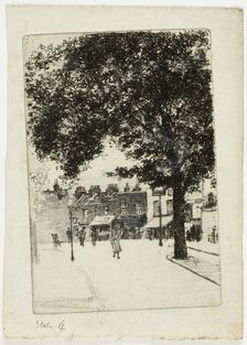 The Sign of White Horse, Parson's Green, 1906. Creator: Theodore Roussel