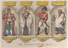 The Sign of the Four Alls, 1810., 1810. Creator: Thomas Rowlandson