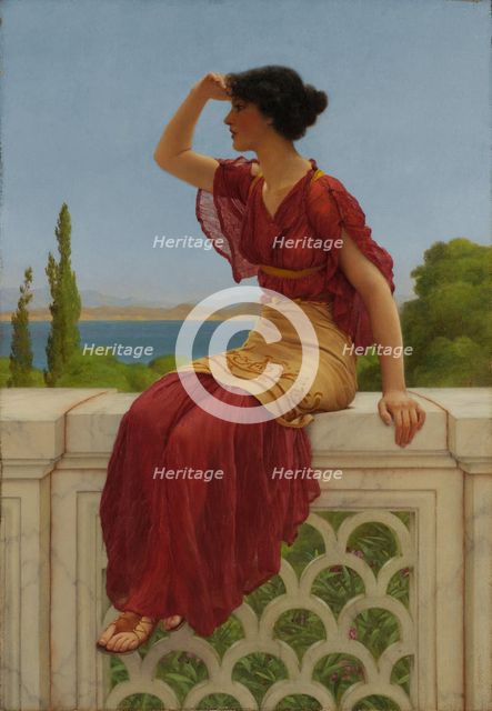 The Signal, 1899. Creator: John William Godward.